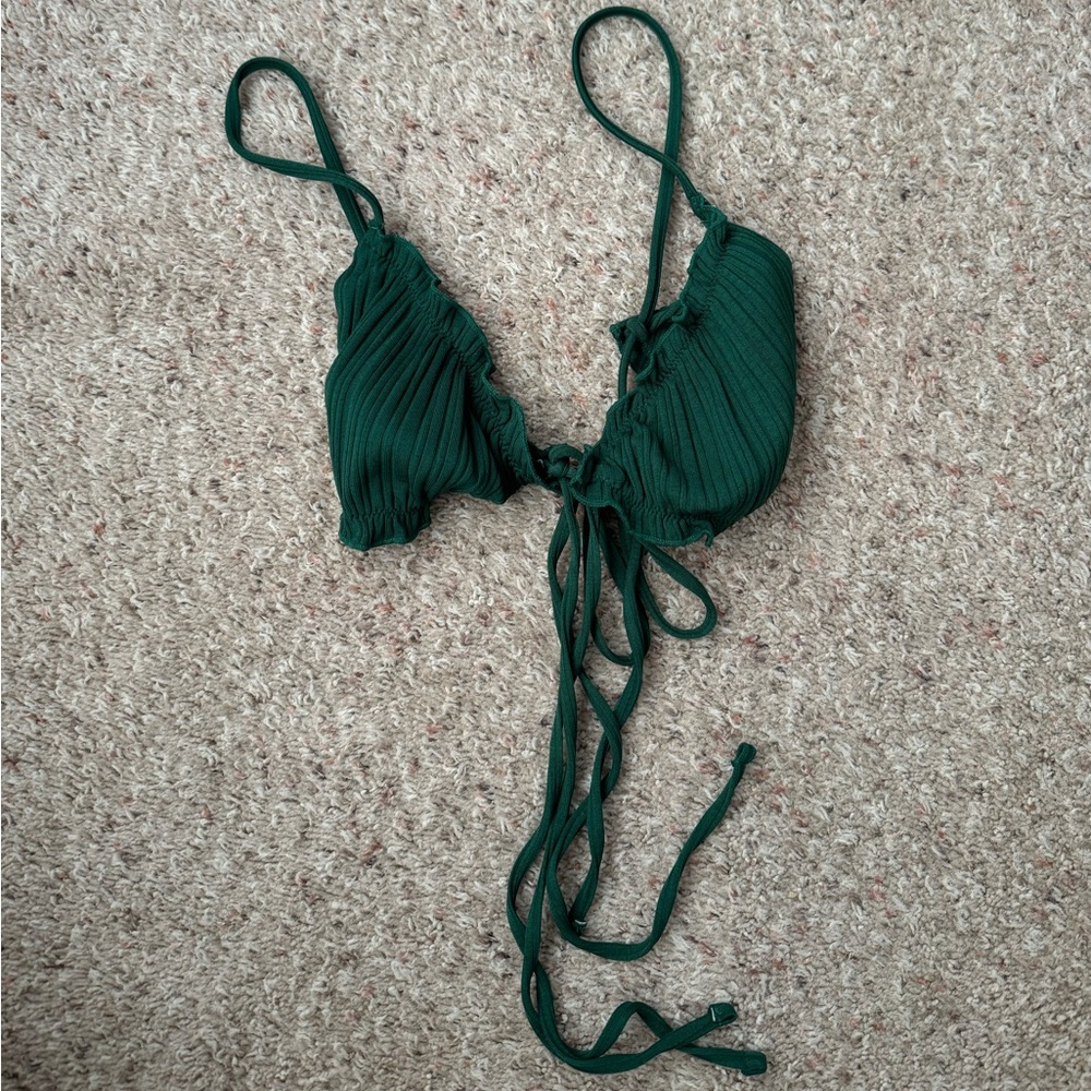 SHEIN green bikini top